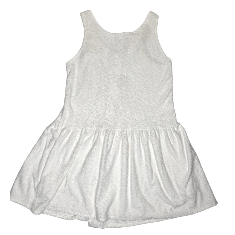 Vintage Terry Cloth Beach Swim Cover-Up Tank Top Dress with Pockets Sz Med